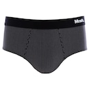 Cueca Slip Mash Risca de Giz Microfibra Elástico - Masculina - Foto 1