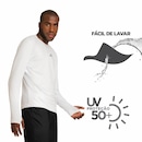 Camiseta Muvin Color Dry Workout com Proteção FPS UV50 Manga Longa - Masculina - Foto 4