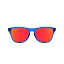 Óculos de Sol Oakley Frogskins Crystal Blue Prizm Ruby - Infantil - Foto 3