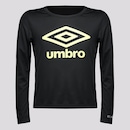 Camiseta Umbro Manga Longa Basic UV - Infantil - Foto 1