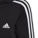 Jaqueta de Moletom com Capuz adidas Essentials 3-Stripes - Infantil - Foto 4