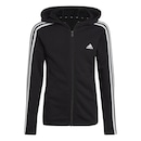 Jaqueta de Moletom com Capuz adidas Essentials 3-Stripes - Infantil - Foto 1