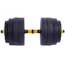 Kit de Musculação Yangfit Halteres -16 Anilhas - 3 Barras Peso Academia - 30kg - Foto 4