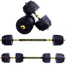 Kit de Musculação Yangfit Halteres -16 Anilhas - 3 Barras Peso Academia - 30kg - Foto 5