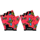 Luva de Ciclismo Cly Kids Meio Dedo Floral - Infantil - Foto 1