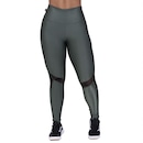 Calça Legging Orbis Fitness Wonder Detalhe Tela Cós Alto - Feminina - Foto 1