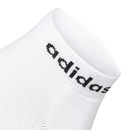 Kit de Meias Sapatilha adidas Logo Linear Ankle Com 3 Pares - Adulto - Foto 2