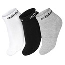 Kit de Meias Sapatilha adidas Logo Linear Ankle Com 3 Pares - Adulto - Foto 1