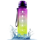 Garrafa Squeeze Gold Sports All Day Siliconada com Peneira - 1Litro - Foto 2