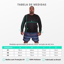 Kit de Camisas Térmica Dellas Fit Dry Fit Plus Size Manga Longa com Proteção Solar Uv - 2 Unidades - Masculina - Foto 6