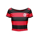 Blusa Cropped do Flamengo Braziline Vibe - Feminina - Foto 1