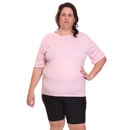 Camisa Térmica Dellas Fit Dry Fit Plus Size com Proteção Solar Uv - Feminina - Foto 1