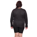 Kit de Camisas Térmica Dellas Fit Dry Fit Plus Size Manga Longa com Proteção Solar Uv - 2 Unidades - Feminina - Foto 5