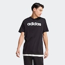 Camiseta adidas Essentials Linear Embroidered Logo - Masculina - Foto 4