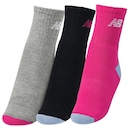 Kit Meias New Balance Lifestyle com 3 pares - 33 a 36 - Infantil - Foto 5