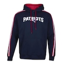 Blusão de Moletom com Capuz New Era NFL New England Patriots World Canguru - Masculino - Foto 1