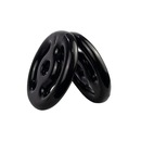 Par de Anilha Nova Era Emborrachada Vazada - 1Kg - Foto 1