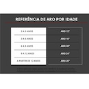 Bicicleta Aro 16 Athor Baby Lux Princess - Freio V-Brake - Marcha Única - Infantil - Foto 4