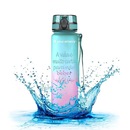 Garrafa Squeeze Gold Sports All Day Siliconada com Filtro - 1Litro - Foto 2