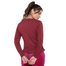 Camiseta Rainha Elastic Manga Longa - Feminina - Foto 2