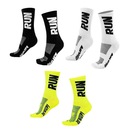 Kit Meias Cano Médio HUPI Corrida Run - 3 Pares - Unissex - Foto 2