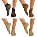 Kit Meias Soquete Selene Fio 15 com 4 Pares - Feminina - Foto 2