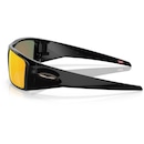 Óculos de Sol Oakley Unissex Heliostat Polished Black Prizm Ruby - Foto 4