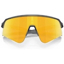 Óculos de Sol Unissex Oakley Sutro Lite Sweep Matte Carbon Prizm 24K - Foto 7