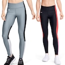 Kit Calças Legging Under Armour HeatGear Armour Perf Inset Graphic - Feminina - Foto 1