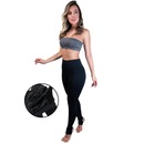 Calça Legging MVB Modas Termica Pezinho Suplex Peluciada Inverno Felpuda - Feminina - Foto 1