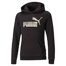 Blusão de Moletom com Capuz Puma Essentials Nova Shine Hoodie - Infantil - Foto 1