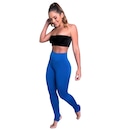 Calça Legging MVB Modas Pezinho Suplex Cintura Alta - Feminina - Foto 3