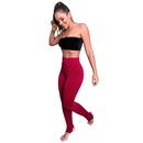 Calça Legging MVB Modas Pezinho Suplex Cintura Alta - Feminina - Foto 3