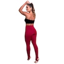 Calça Legging MVB Modas Pezinho Suplex Cintura Alta - Feminina - Foto 4