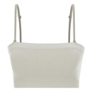 Top Fitness She Faixa Microfibra sem Costura Canelado - Feminino - Foto 4