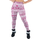 Calça Legging MVB Modas Suplex Saia Tapa Bumbum Estampada Cintura Alta - Feminina - Foto 1