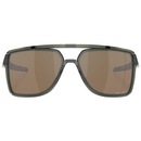 Óculos de Sol Oakley Unissex Castel Olive Ink Prizm Tungsten Polarized - Foto 2