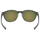 Óculos de Sol Oakley Unissex Reedmace Matte Grey Smoke Prizm Ruby Polar - Foto 3