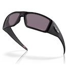 Óculos de Sol Unissex Oakley Heliostat Matte Black Prizm Grey - Foto 2