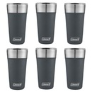 Kit de Copos Térmico Coleman com Tampa - 600ml - 6 Unds Azul - Foto 1