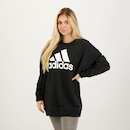 Blusão de Moletom adidas Logo Boyfriend - Feminino - Foto 2