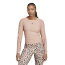 Camiseta adidas Yoga Studio AOP - Feminina - Foto 1