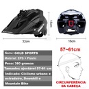 Capacete para Ciclismo Gold Sports Ultra Light - Adulto - Foto 4