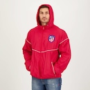 Jaqueta Corta Vento com Capuz Atlético de Madrid Futfanatics - Masculina - Foto 2