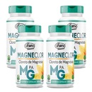 Kit Cloreto de Magnésio Magneclor Vegano Unilife 600mg - 240 Cáps - 4 Unds - Foto 1