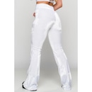 Calça Flare Veludo Molhado Pantalona Cintura Alta Mvb Modas - Feminina - Foto 2