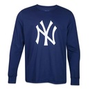 Camiseta New Era New York Yankees Core Manga Longa - Masculina - Foto 1