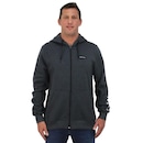 Blusão de Moletom com Capuz RVCA Aber Swift Patch Grey - Masculino - Foto 2