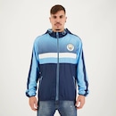 Jaqueta Corta Vento Manchester City com Capuz Futfanatics - Masculina - Foto 1