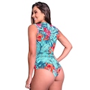 Body Fitness MVB Modas Collant Suplex Estampado - Feminino - Foto 2